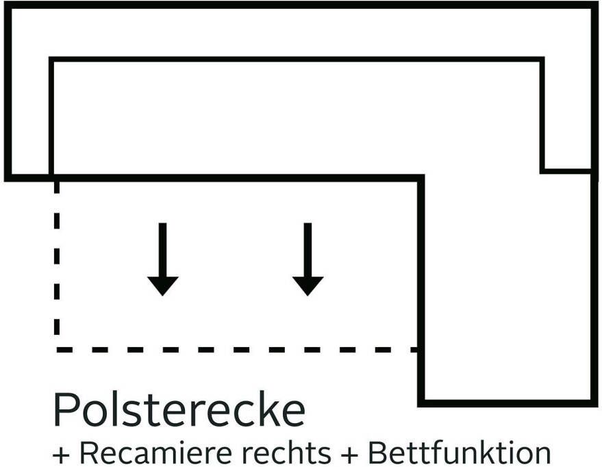 Sit&more Hoekbank Ascara L-vorm inclusief boxspring binnenveringsinterieur naar keuze met slaapfunctie - Foto 3