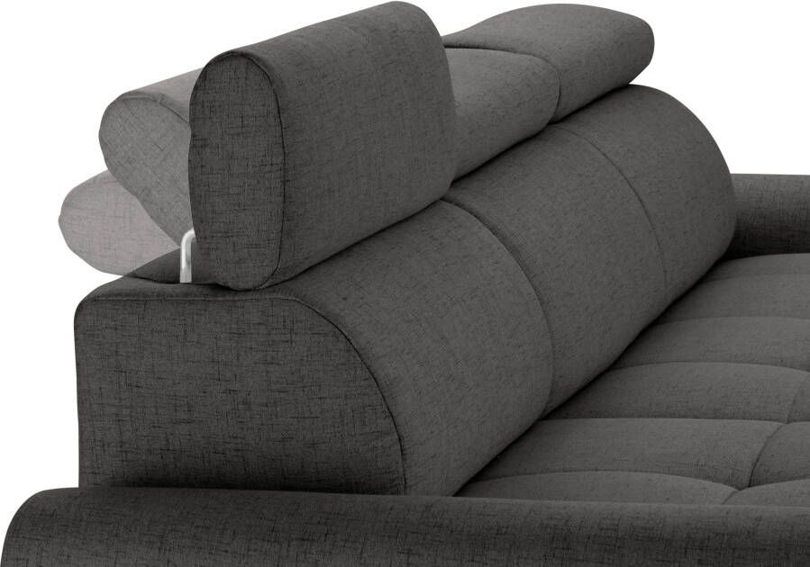 Sit&more Hoekbank Riva L-vorm inclusief verstelbare hoofdsteun naar keuze met slaapfunctie - Foto 2