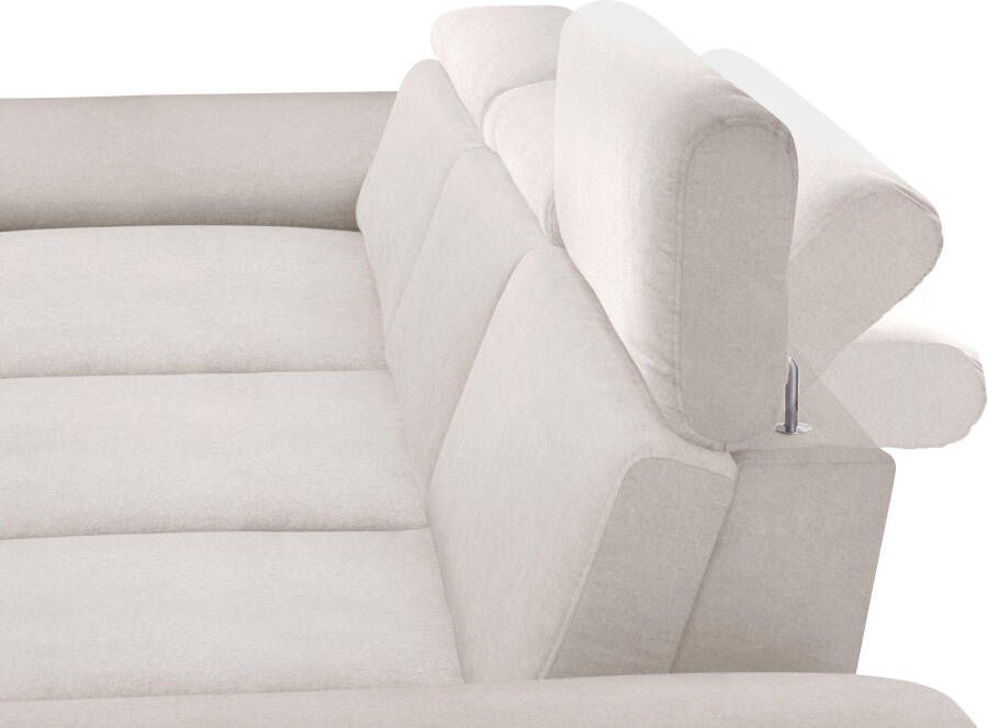 Sit&more Hoekbank Scorpio L-vorm inclusief zitdiepteverstelling naar keuze met verstelbaar hoofdeind - Foto 3