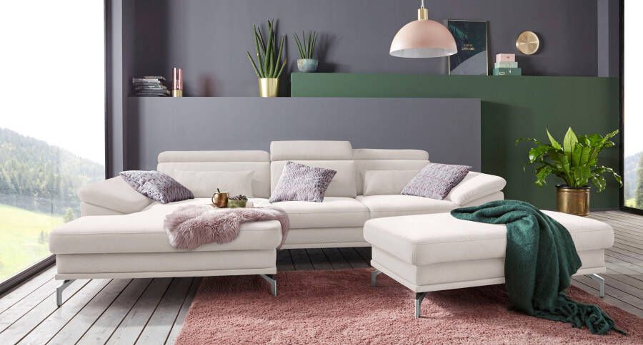 Sit&more Hoekbank Scorpio L-vorm inclusief zitdiepteverstelling naar keuze met verstelbaar hoofdeind - Foto 5