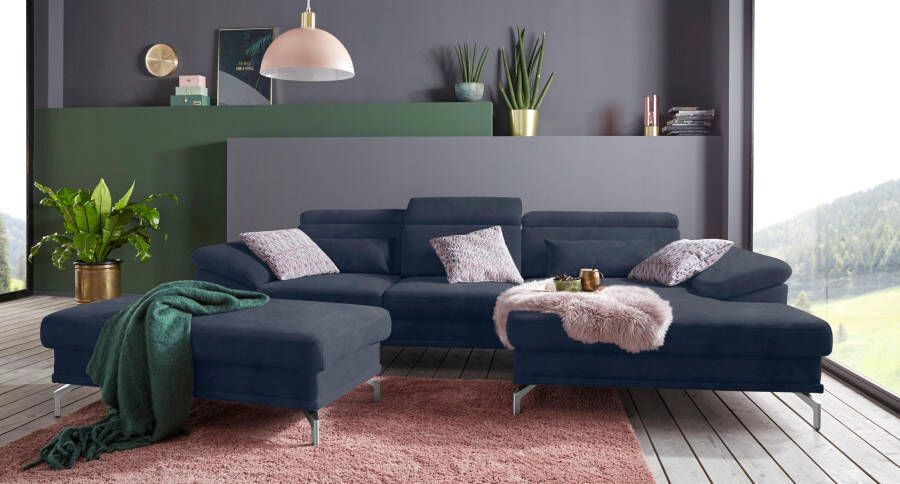 Sit&more Hoekbank Scorpio L-vorm inclusief zitdiepteverstelling naar keuze met verstelbaar hoofdeind - Foto 4
