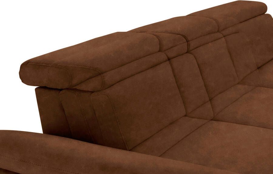 Sit&more Hoekbank Scorpio L-vorm inclusief zitdiepteverstelling naar keuze met verstelbaar hoofdeind - Foto 3