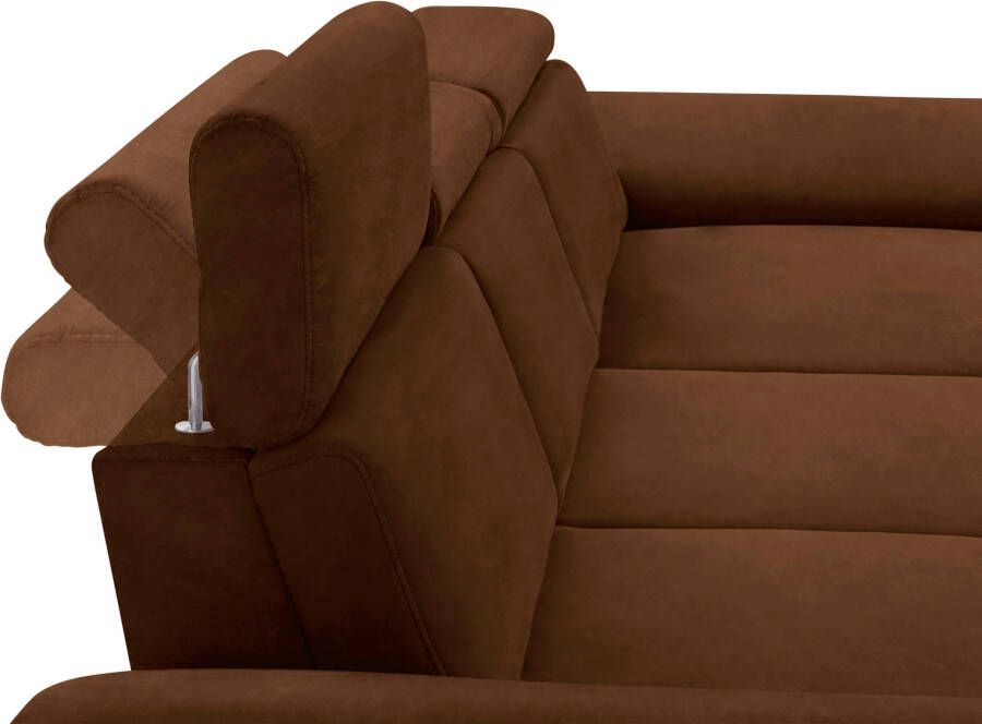 Sit&more Hoekbank Scorpio L-vorm inclusief zitdiepteverstelling naar keuze met verstelbaar hoofdeind - Foto 2