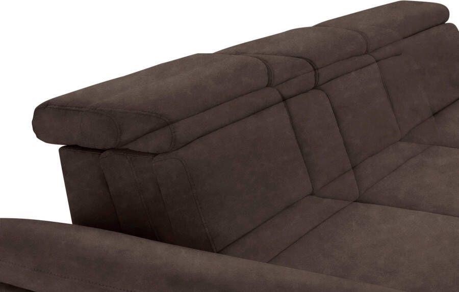 Sit&more Hoekbank Scorpio L-vorm inclusief zitdiepteverstelling naar keuze met verstelbaar hoofdeind - Foto 3