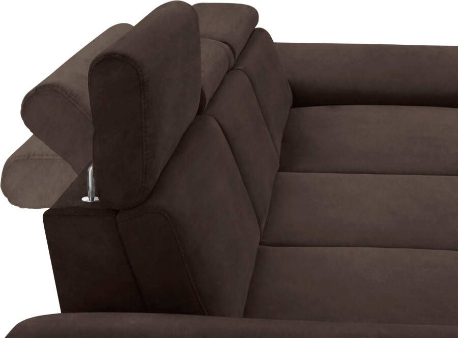 Sit&more Hoekbank Scorpio L-vorm inclusief zitdiepteverstelling naar keuze met verstelbaar hoofdeind - Foto 2