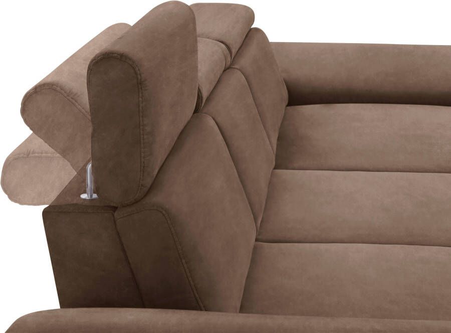 Sit&more Hoekbank Scorpio L-vorm inclusief zitdiepteverstelling naar keuze met verstelbaar hoofdeind - Foto 2