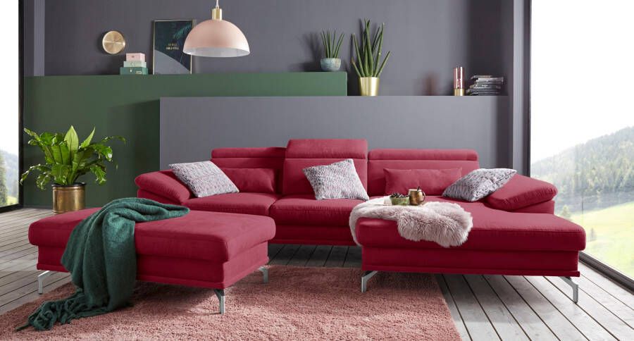 Sit&more Hoekbank Scorpio L-vorm inclusief zitdiepteverstelling naar keuze met verstelbaar hoofdeind - Foto 3