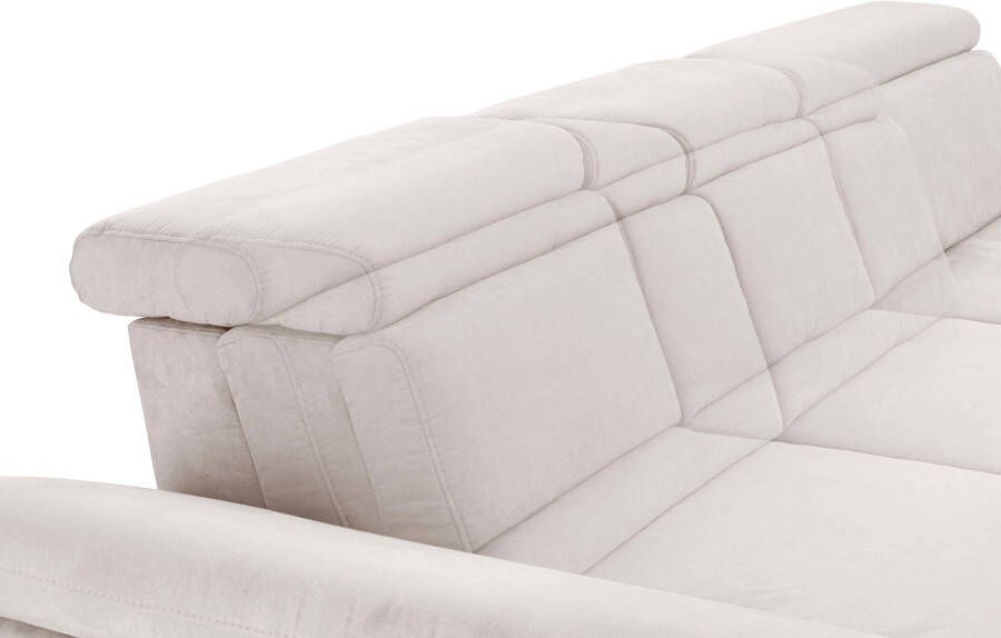 Sit&more Hoekbank Scorpio L-vorm inclusief zitdiepteverstelling naar keuze met verstelbaar hoofdeind - Foto 4