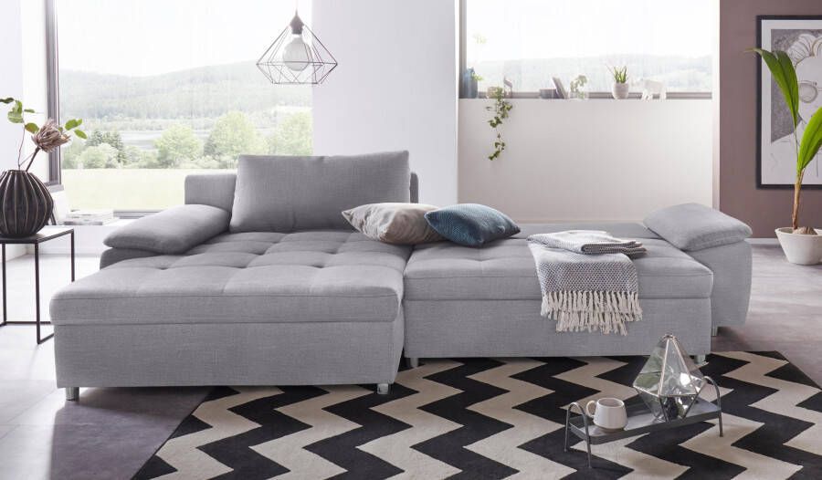 Sit&more Hoekbank Labene L-vorm naar keuze met slaapfunctie en bedkist ook als xxl-variant - Foto 5