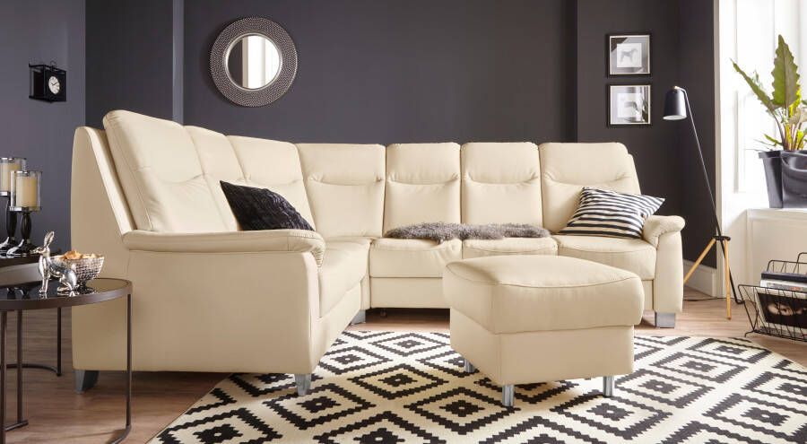 Sit&more Hoekbank Boccaccio L-vorm met binnenvering en verstelbare hoofdsteun naar keuze met slaapfunctie - Foto 7