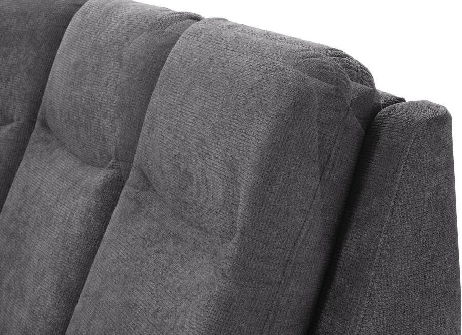 Sit&more Hoekbank Boccaccio L-vorm met binnenvering en verstelbare hoofdsteun naar keuze met slaapfunctie