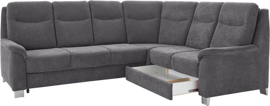 Sit&more Hoekbank Boccaccio L-vorm met binnenvering en verstelbare hoofdsteun naar keuze met slaapfunctie - Foto 6