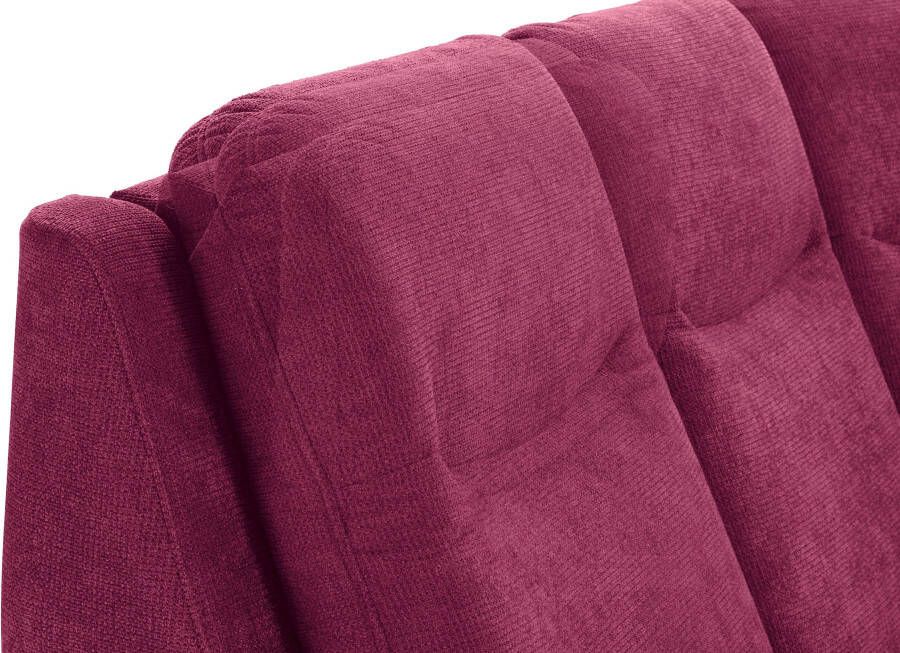 Sit&more Hoekbank Boccaccio L-vorm met binnenvering en verstelbare hoofdsteun naar keuze met slaapfunctie