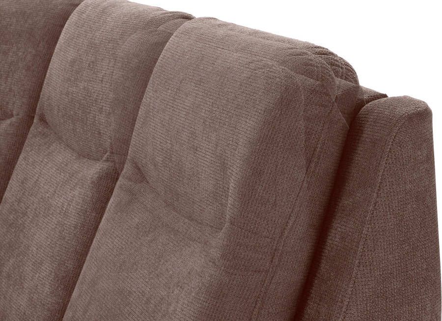 Sit&more Hoekbank Boccaccio L-vorm met binnenvering en verstelbare hoofdsteun naar keuze met slaapfunctie - Foto 2