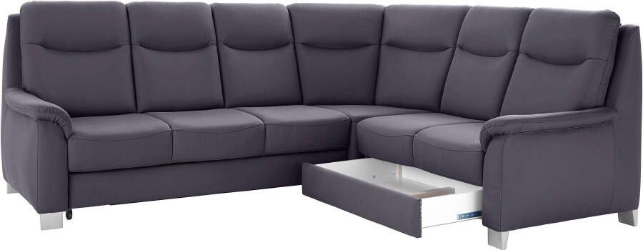 Sit&more Hoekbank Boccaccio L-vorm met binnenvering en verstelbare hoofdsteun naar keuze met slaapfunctie - Foto 7