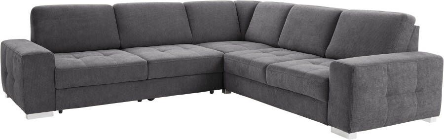Sit&more Hoekbank Santorini L-vorm met binnenvering en zitdiepteverstelling naar keuze met slaapfunctie - Foto 5