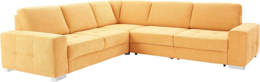 Sit&more Hoekbank Santorini L-vorm met binnenvering en zitdiepteverstelling naar keuze met slaapfunctie - Foto 5