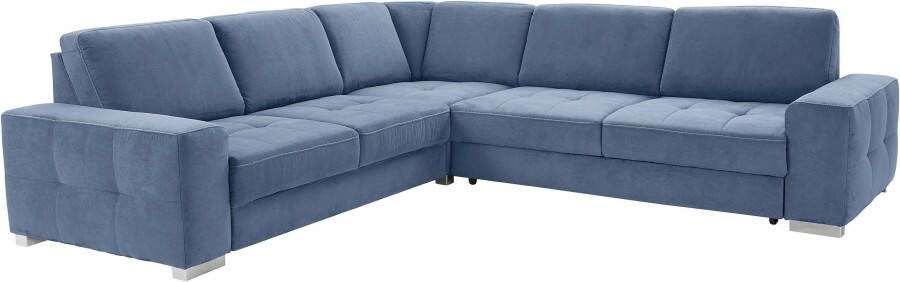 Sit&more Hoekbank Santorini L-vorm met binnenvering en zitdiepteverstelling naar keuze met slaapfunctie - Foto 5