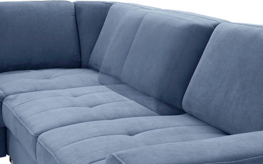 Sit&more Hoekbank Santorini L-vorm met binnenvering en zitdiepteverstelling naar keuze met slaapfunctie - Foto 2