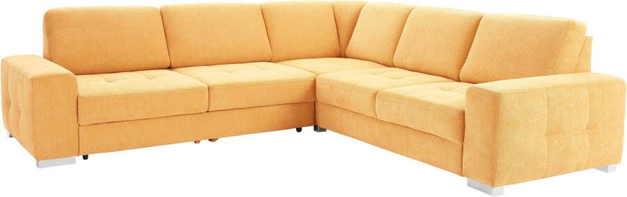 Sit&more Hoekbank Santorini L-vorm met binnenvering en zitdiepteverstelling naar keuze met slaapfunctie - Foto 11