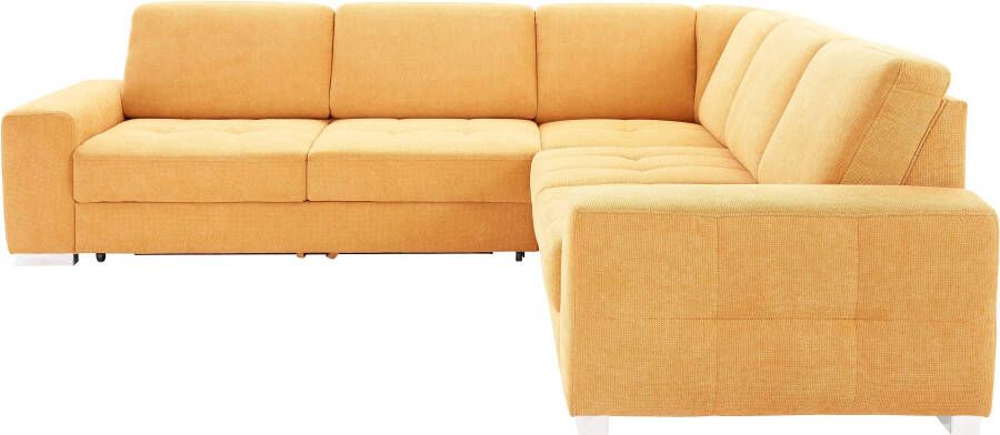Sit&more Hoekbank Santorini L-vorm met binnenvering en zitdiepteverstelling naar keuze met slaapfunctie - Foto 7