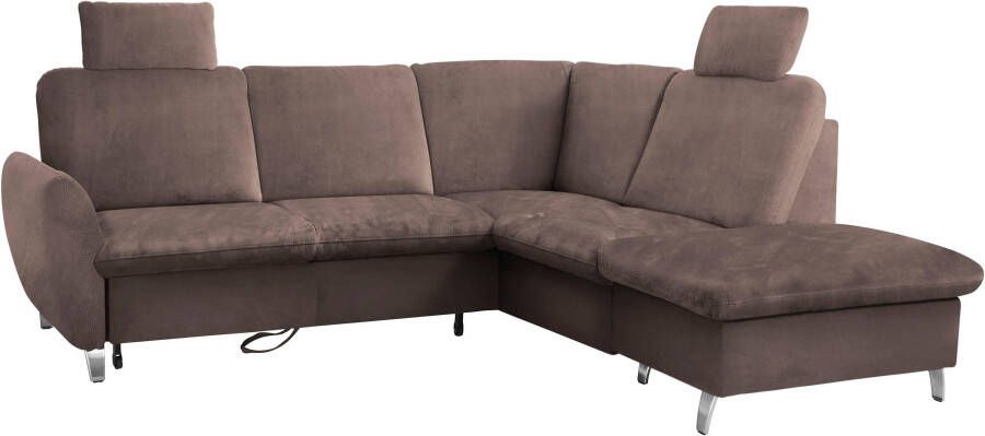 Sit&more Hoekbank Daytona L-vorm met binnenvering twee hoofdsteunen en naar keuze met slaapfunctie - Foto 5