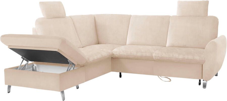 Sit&more Hoekbank Daytona L-vorm met binnenvering twee hoofdsteunen en naar keuze met slaapfunctie - Foto 5