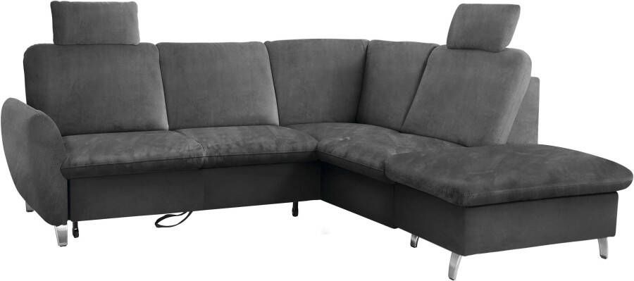 Sit&more Hoekbank Daytona L-vorm met binnenvering twee hoofdsteunen en naar keuze met slaapfunctie - Foto 4