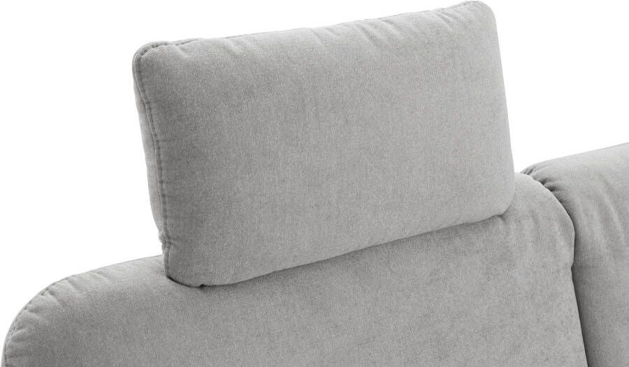 Sit&more Hoekbank Daytona L-vorm met binnenvering twee hoofdsteunen en naar keuze met slaapfunctie