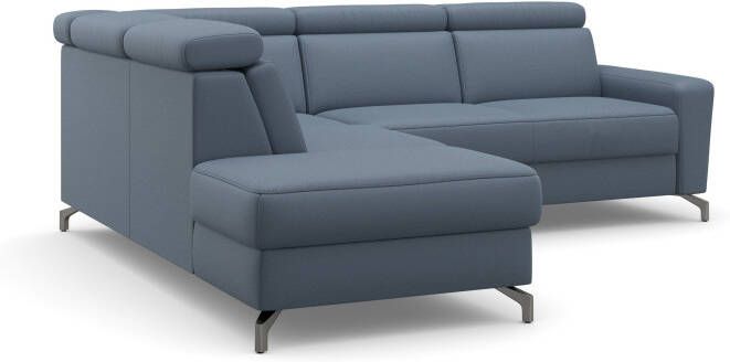 Sit&more Hoekbank Scarlett L-vorm met verstelbare hoofdsteun naar keuze met slaapfunctie bedkist - Foto 8