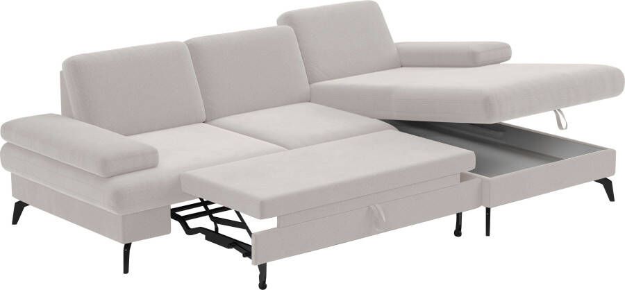 Sit&more Hoekbank Morris incl. zitdiepteverstelling optioneel met slaapfunctie en bedbox en verstelling armleuning - Foto 4