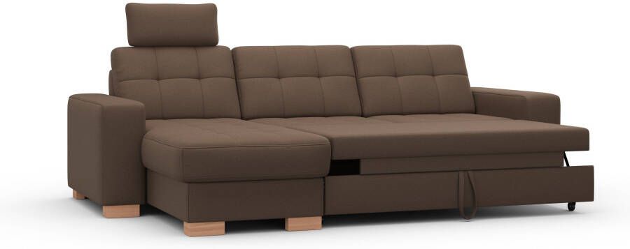 Sit&more Hoekbank Quincy L-vorm naar keuze met slaapfunctie en bedkist - Foto 13