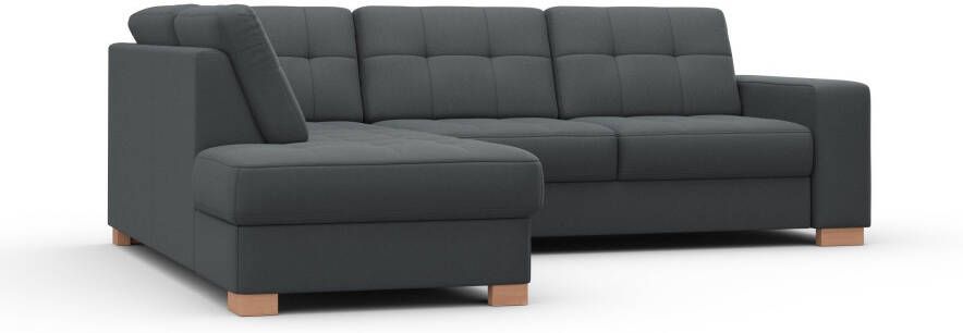 Sit&more Hoekbank Quincy L-vorm naar keuze met slaapfunctie en bedkist - Foto 13