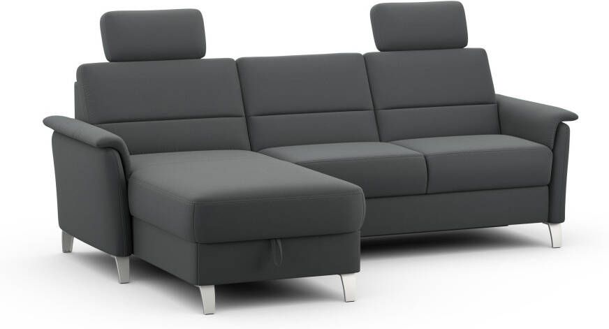 Sit&more Hoekbank Palmera L-vorm Binnenvering naar keuze met slaapfunctie en met zonder bergruimte - Foto 4