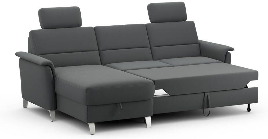 Sit&more Hoekbank Palmera L-vorm Binnenvering naar keuze met slaapfunctie en met zonder bergruimte - Foto 5