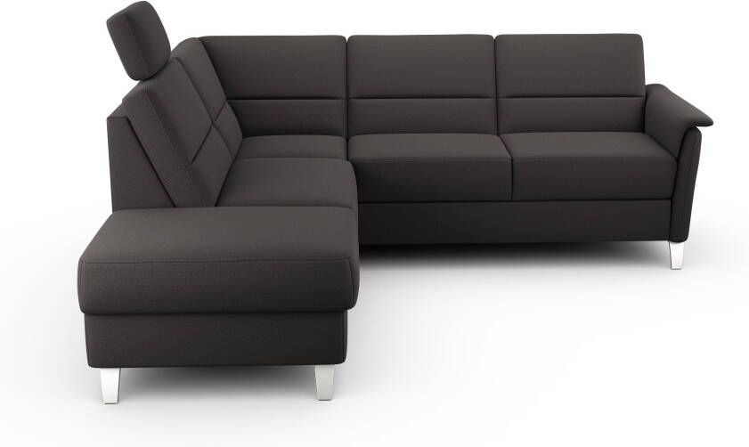 Sit&more Hoekbank Palmera L-vorm Binnenvering naar keuze met slaapfunctie en met zonder bergruimte - Foto 5