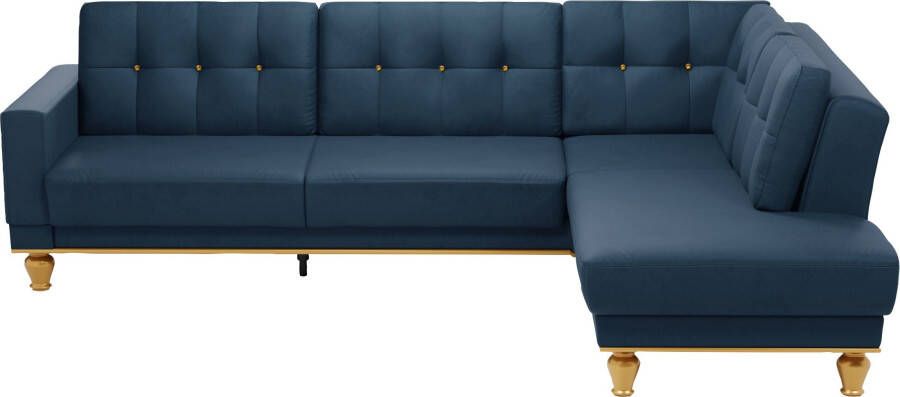 Sit&more Hoekbank Orient 5 L-vorm met strassteentjes naar keuze met slaapfunctie en bedkist - Foto 7