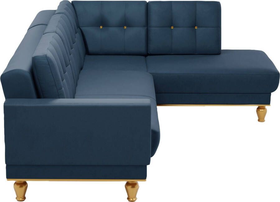 Sit&more Hoekbank Orient 5 L-vorm met strassteentjes naar keuze met slaapfunctie en bedkist - Foto 2