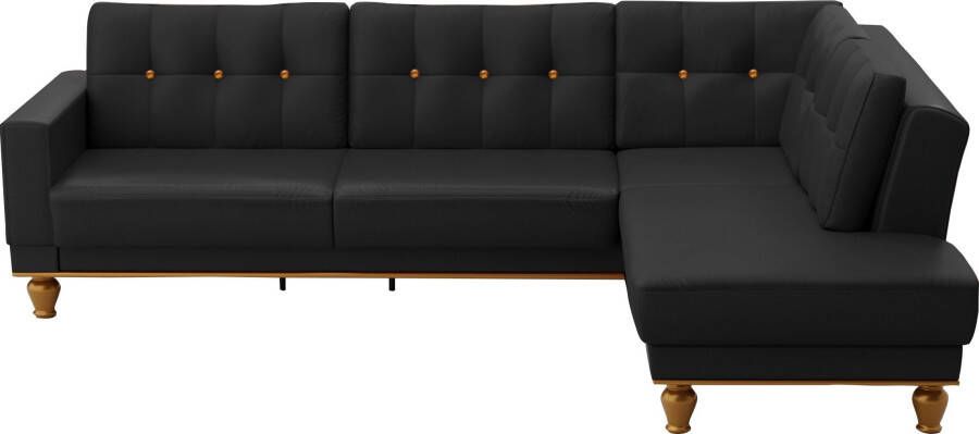 Sit&more Hoekbank Orient 5 L-vorm met strassteentjes naar keuze met slaapfunctie en bedkist - Foto 5