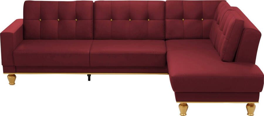 Sit&more Hoekbank Orient 5 L-vorm met strassteentjes naar keuze met slaapfunctie en bedkist - Foto 7