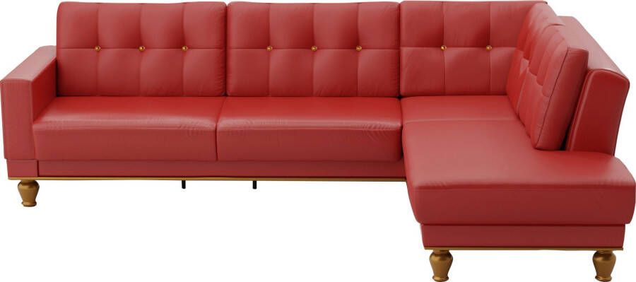 Sit&more Hoekbank Orient 5 L-vorm met strassteentjes naar keuze met slaapfunctie en bedkist - Foto 5