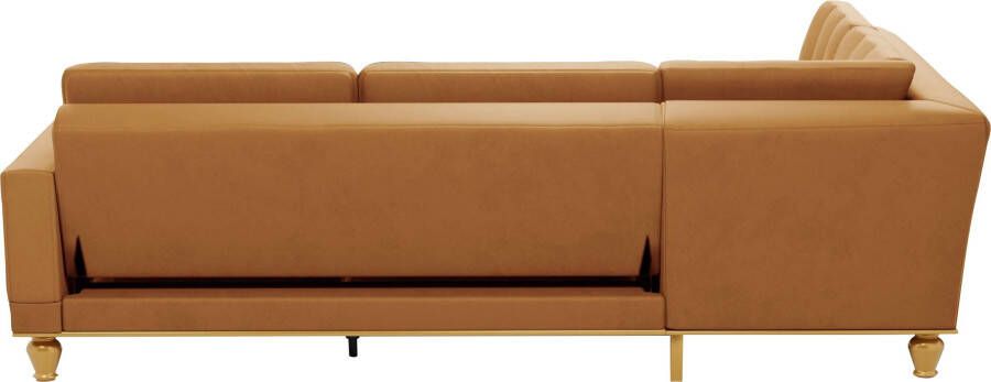 Sit&more Hoekbank Orient 5 V L-Form met strassteentjes naar keuze met slaapfunctie en bedkist - Foto 5