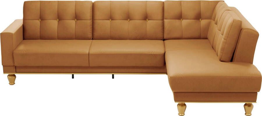 Sit&more Hoekbank Orient 5 V L-Form met strassteentjes naar keuze met slaapfunctie en bedkist - Foto 4