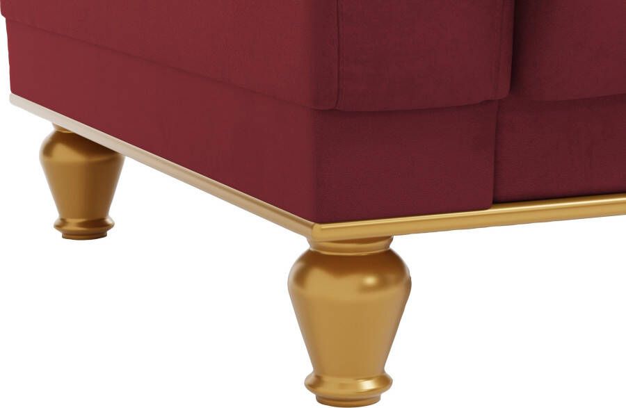 Sit&more Hoekbank Orient 5 L-vorm met strassteentjes naar keuze met slaapfunctie en bedkist - Foto 4