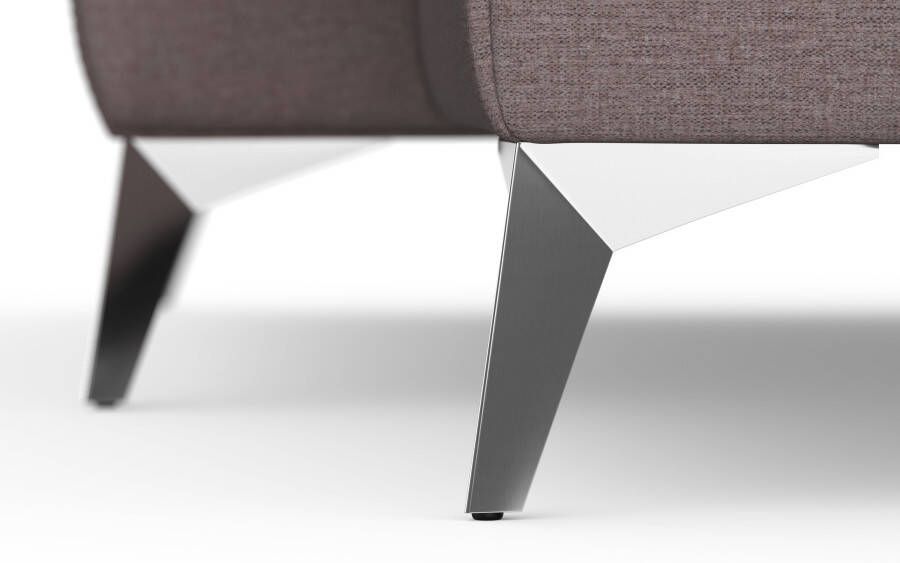 Sit&more Hoekbank Padua L-vorm inclusief zitdiepteverstelling armleuning en binnenvering - Foto 6