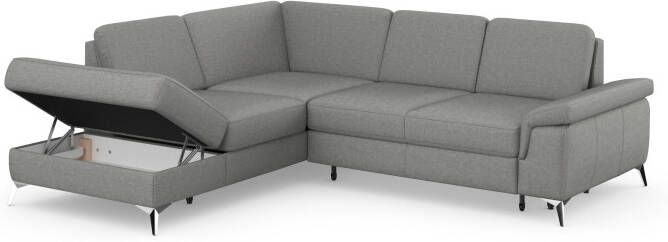 Sit&more Hoekbank Padua L-vorm inclusief zitdiepteverstelling armleuning en binnenvering - Foto 13