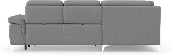 Sit&more Hoekbank Padua L-vorm inclusief zitdiepteverstelling armleuning en binnenvering - Foto 12