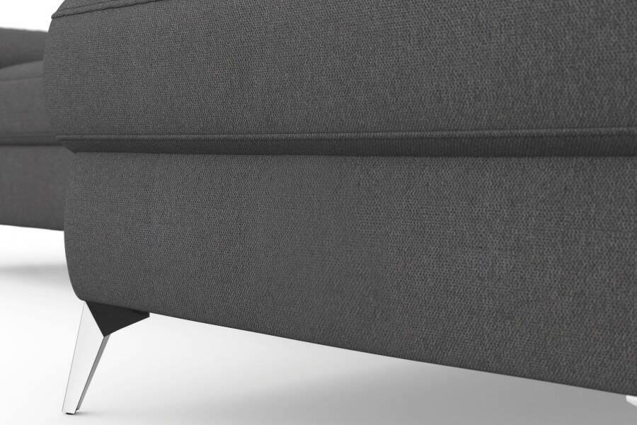 Sit&more Hoekbank Padua L-vorm inclusief zitdiepteverstelling armleuning en binnenvering - Foto 5