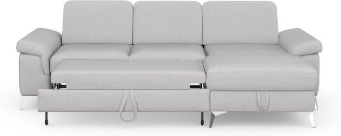 Sit&more Hoekbank Padua L-vorm inclusief zitdiepteverstelling armleuning en binnenvering - Foto 14