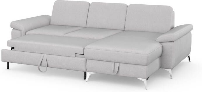 Sit&more Hoekbank Padua L-vorm inclusief zitdiepteverstelling armleuning en binnenvering - Foto 13